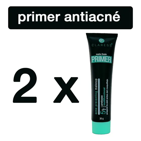 Matte Finish Primer Antiacné (promo 2 Unidades) Claress 30 G