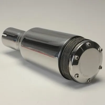 Larga Spark Arrestor Para 2 en Tubo Escape  4 en Diametro X