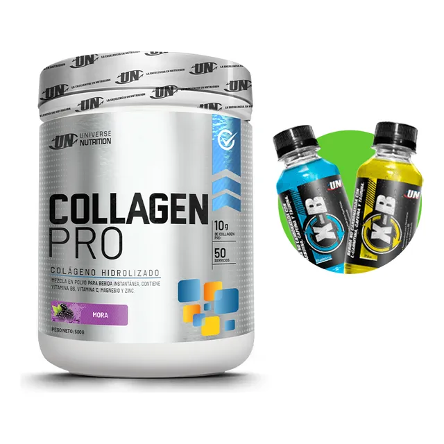 Colageno Collagen Pro 500gr Mora Un + Regalo 09