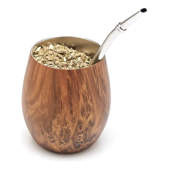 Mate Termico De Acero Inoxidable Con Bombilla - 236ml 