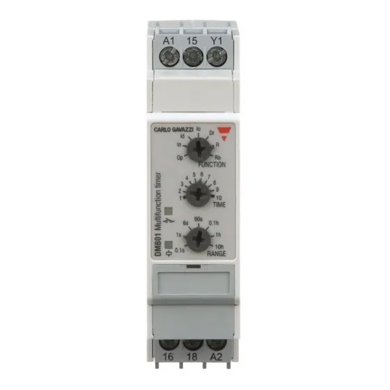 Temporizador Multifuncion Spdt Carlo-gavazzi Dmb01cm24