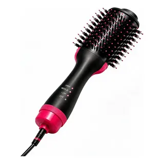 Versaze Escova Profissional Secadora Alisa Modela 1200w 3 Em 1 Preto 127v