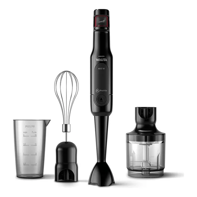 Mixer Pro Mix 3 Em 1 Philips Walita Ri2622 400w Jarra 500ml Preto Mixer Pro Mix 3 Em 1 Philips Walita Ri2622 400w Jarra 500ml Preto