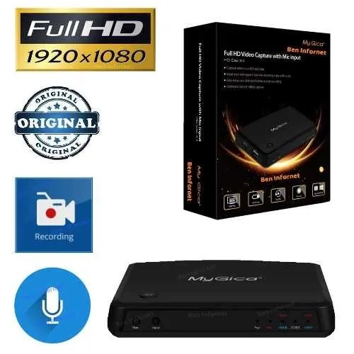 Tarjeta de captura de vídeo externa MyGica HD Cap X-II
