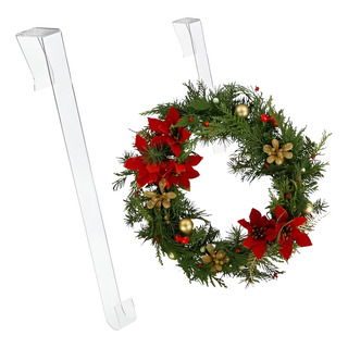 Suporte Para Guirlanda Natal Gancho Transparente AcrĂlico Suporte Para Guirlanda Natal Gancho Transparente AcrĂlico
