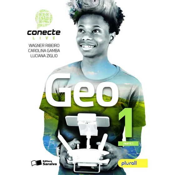 Geo 1 - conecte LIVE, de Gamba, Carolina. Conecte (1), vol. 1. Editorial Saraiva Didáticos, capa mole em português, 2022