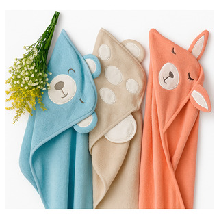 Toalha De Banho Bebês Infantil Com Capuz Bordada Toalha De Banho Bebês Infantil Com Capuz Bordada
