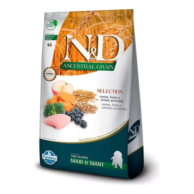 Nyd Ancestral Grain Perro Cachorro Maxi Y Gigante 15 Kg
