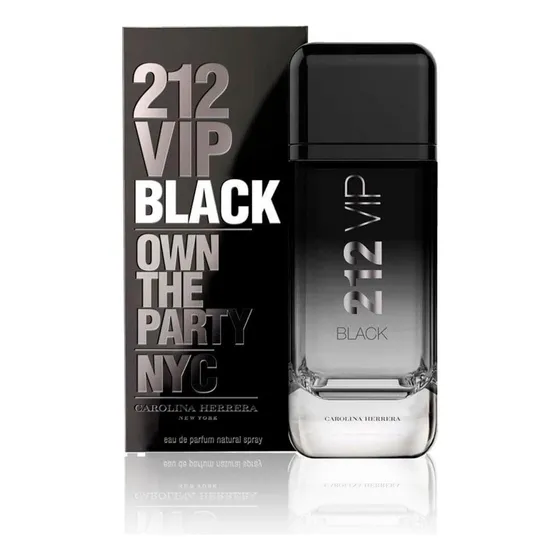 Perfume para hombre Carolina Herrera 212 Vip Black, 200 ml