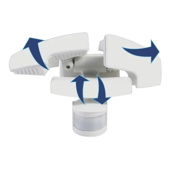 Sunforce Solar Lampara Led Detectora De Movimientos Solar 