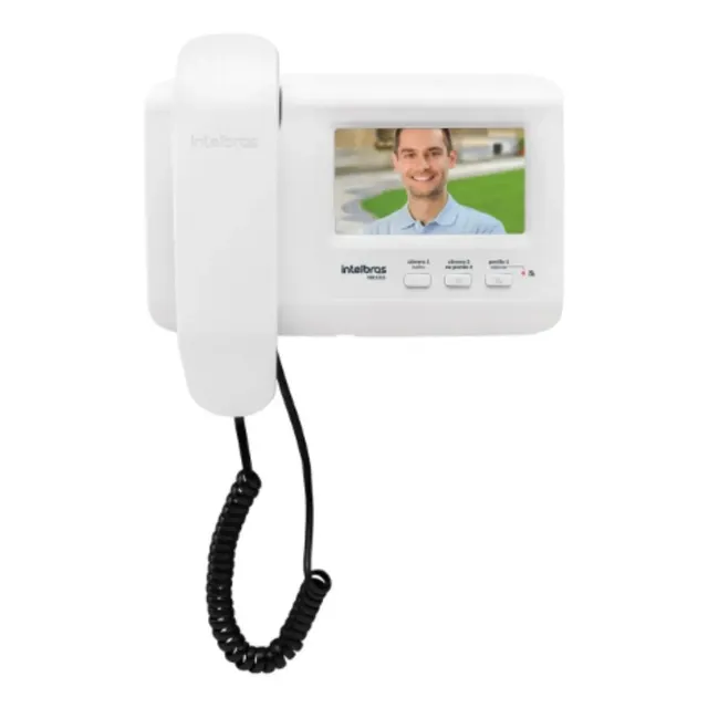 Módulo Interno para Videoporteiro IVR 1010 IN Branco Intelbras
