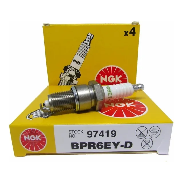 Jogo De Vela Ngk Parati 1.6 1.8 2.0 Motor Ap Álcool Bpr6ey