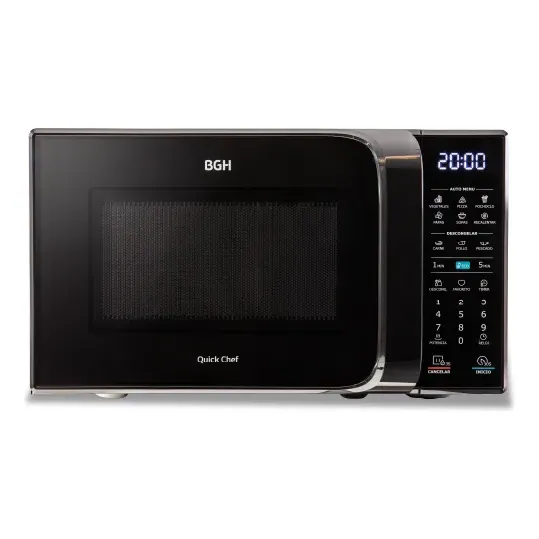 Microondas Bgh Eco Negro Digital 20 Litros B120dn20i