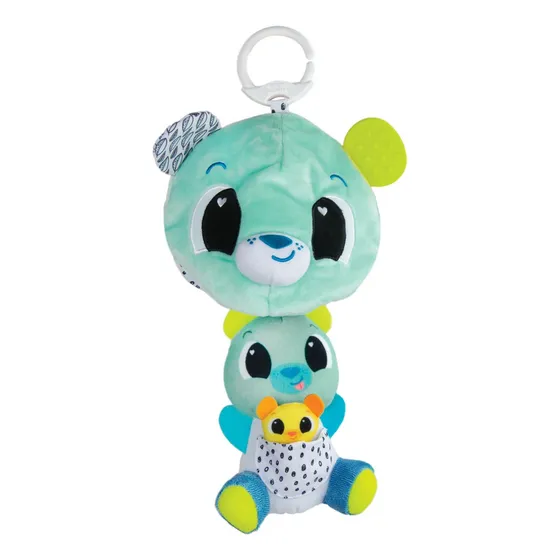 Juguete Osito De Peluche 3 En 1 Texturas Colgantes Sensorial