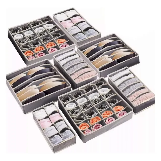 Organizador De Ropa Interior Y Medias Divisor Cajones Set X8