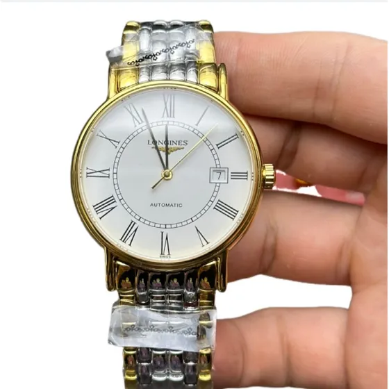 Reloj Longines Crest Automático Mecánico Con Correa De Acero