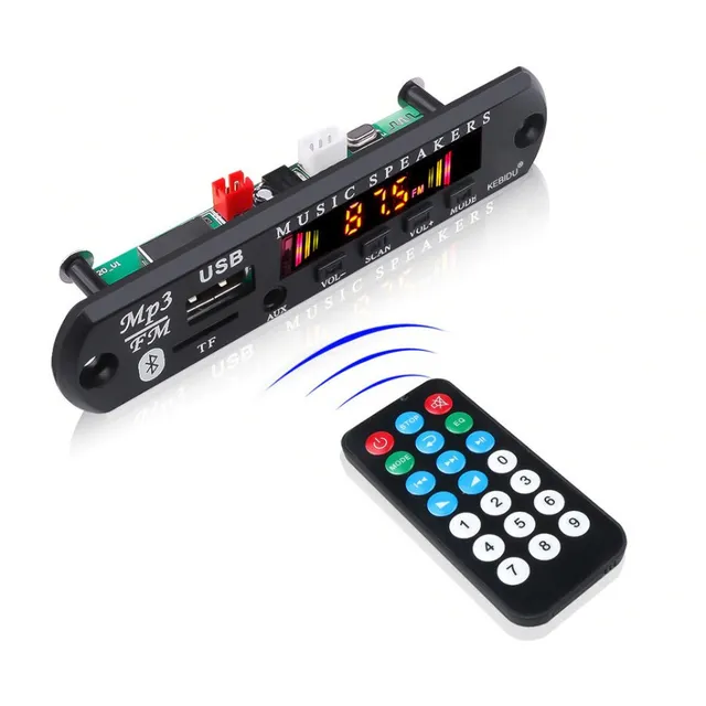 Modulo Bluetooth 5.0 Reproductor Mp3 9-12v Usb/usd