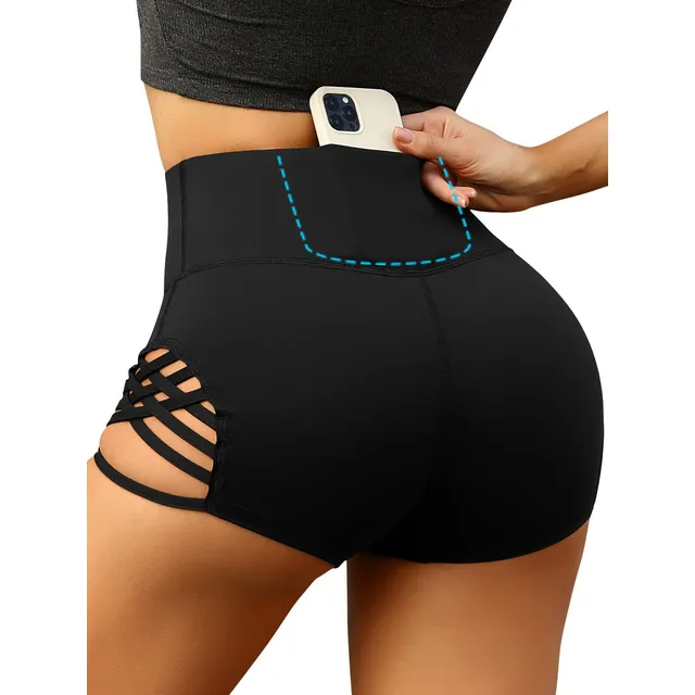 For City Pantalon Corto Entrenamiento Para Mujer Bolsillo