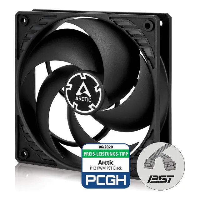Arctic P12 Pwm Pst - 120 Mm Ventilador De Caja Para Cpu Con 