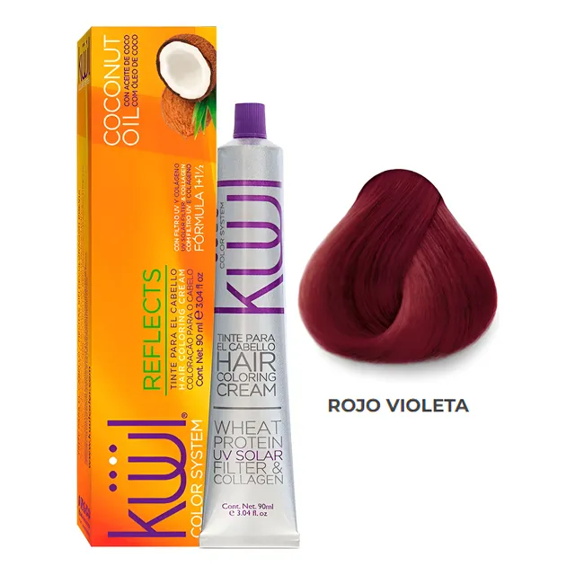 Tinte Kuul Reflects Rojo Violeta 90g + Peroxido 30vol