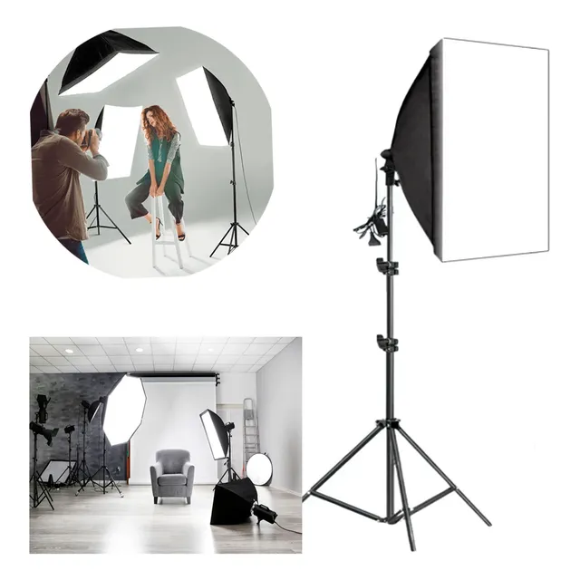 Kit Soft Box 50 X 70 Led Estudio Luz Continua