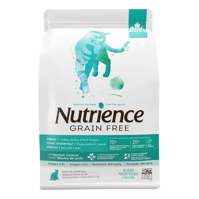 Nutrience Gato Indoor 5 Kg Alimento Para Gatos Grain Free