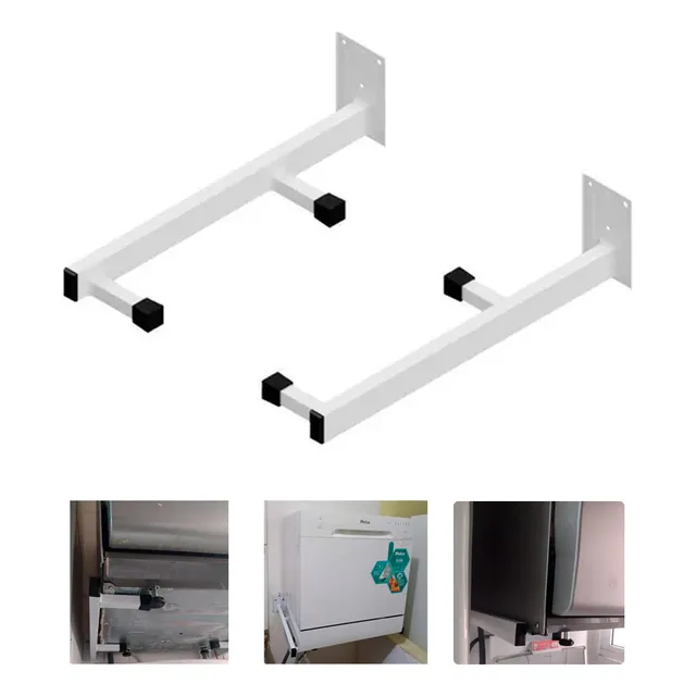 Suporte De Parede Para Lava Louças Até 90kg Compacta Branco