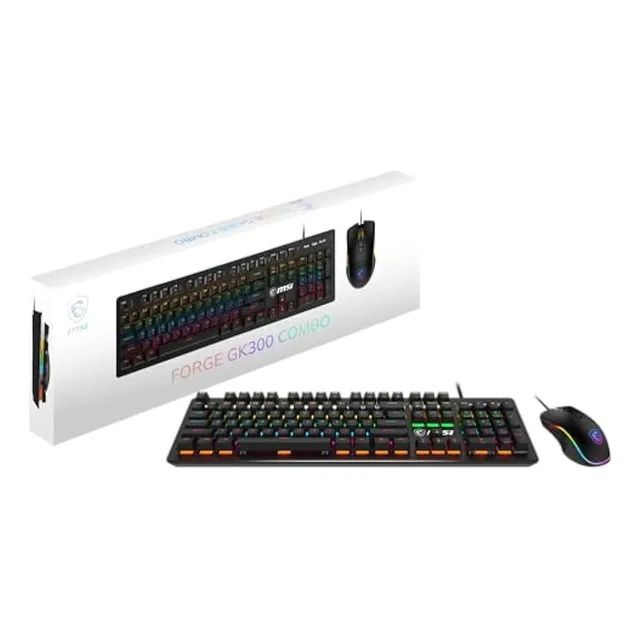 Msi Forge Gk300 Combo Blue - Juego De Teclado
