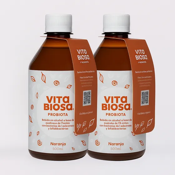 Pack X2 Vita Biosa Probiótico Sabor Naranja 500ml