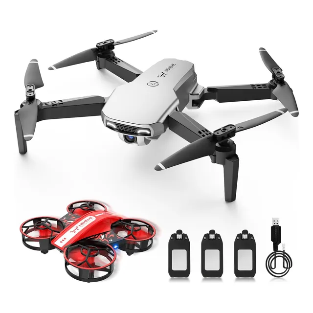 Neheme Dron Nh525 Con Cámara Hd 1080p Y Mini Drones Nh330 Pa
