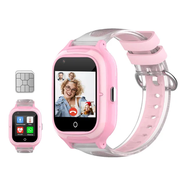 Loghog 4g Niños Relojes Inteligentes Chicas D37py