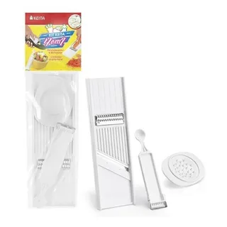 Descascador Boleador Mandoline Cortador Ăegumes Kit 4 En 1 Keita Descascador Boleador Mandoline Cortador Ăegumes Kit 4 En 1 Keita