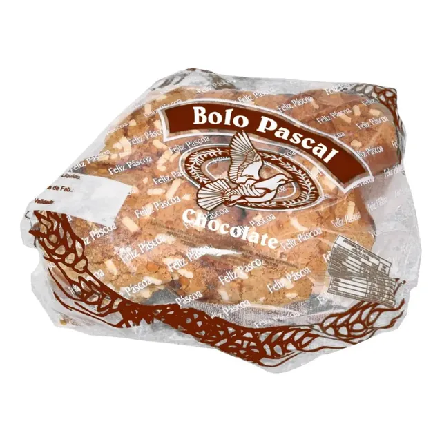 Embalagem Saco Plástico Colomba Chocolate Pequeno 100un