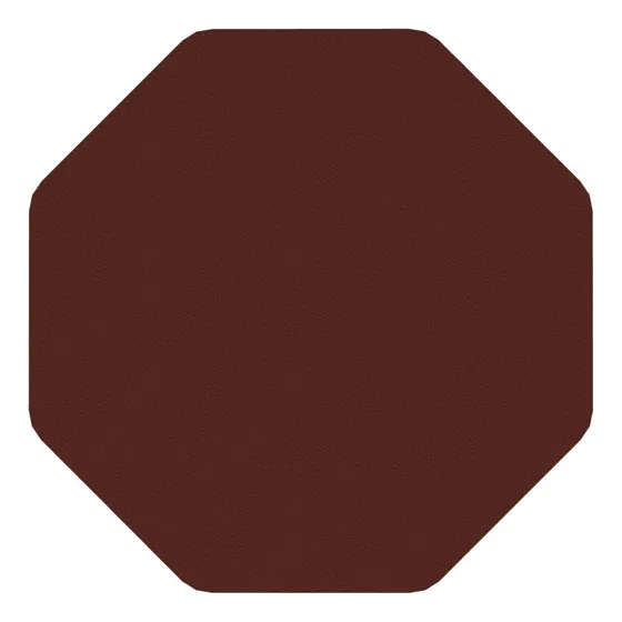 6 Posavaso Cuero Para Bebida Color Marron Regalo Casa