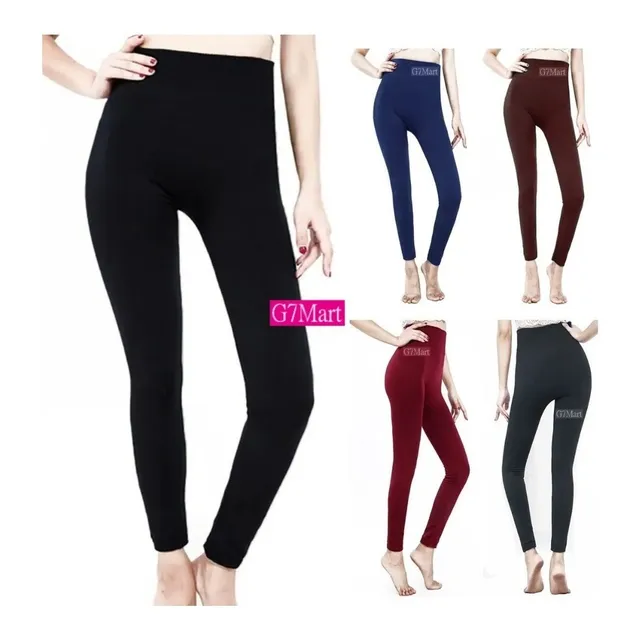 Leggins Tipo Licra Unicolor Grueso Mono Pretina Mayor Detal
