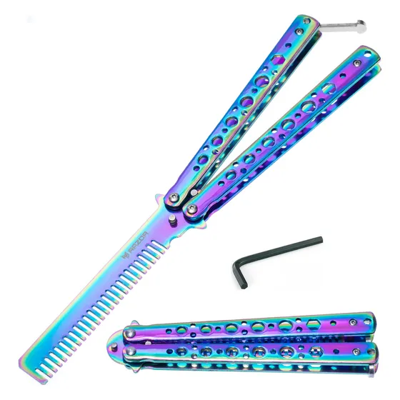 Navaja Peine Mariposa Sin Filo Csgo Cuchillo Razor