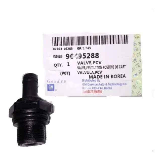Válvula Pcv 9649528 Corsa 1.3 1.4 1.6 1.8, Aveo 1.6 Optra