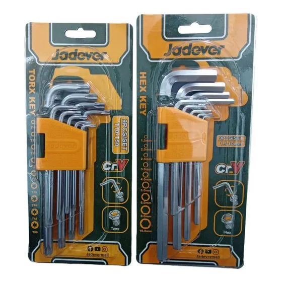 Juego De Llaves Torx 9 Piezas /1.5 A 10mm/ T10 A T50 Jadever