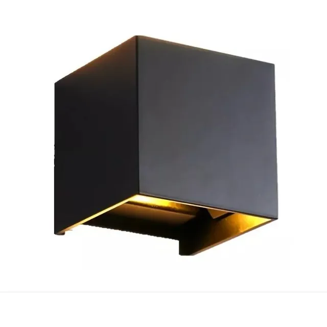 Lámpara Aplique De Pared Moderno Tipo Cubo Impermeable