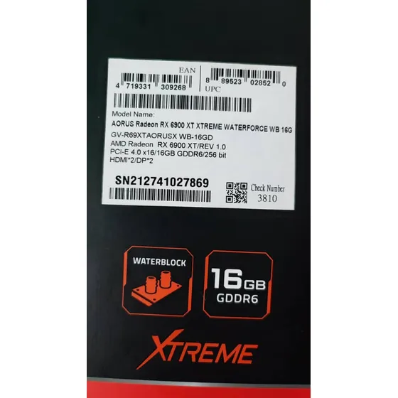 Gigabyte Tarjeta Grafica Aorus Radeon Rx 6900