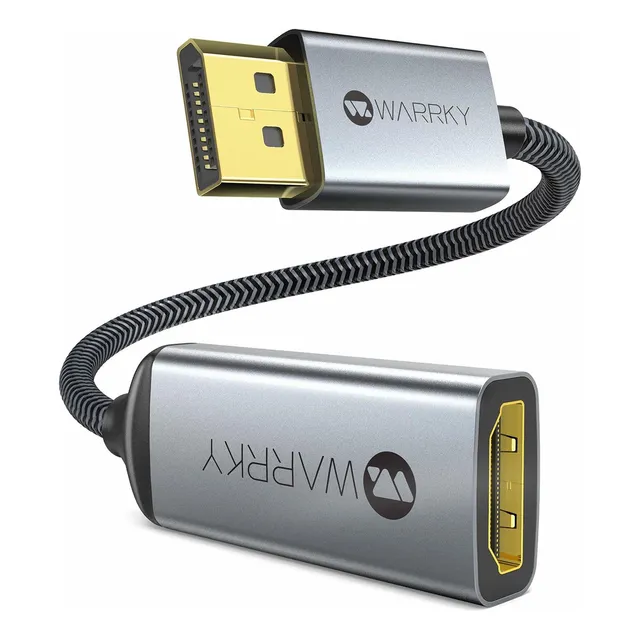 Displayport A Hdmi Adaptador Cable 4k Warrky 2k 60hz 1080p