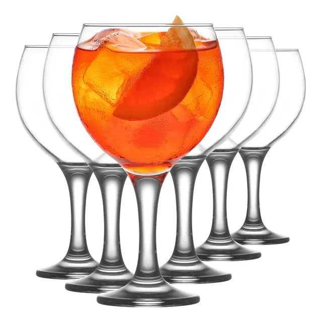 Lav Gin Y Tonic, Aperol Spritz Glass Juego De 6 Piezas, Copa