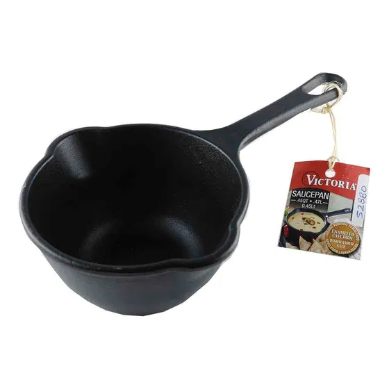 Sarten Salsero Hierro Esmaltado 0.45l Victoria