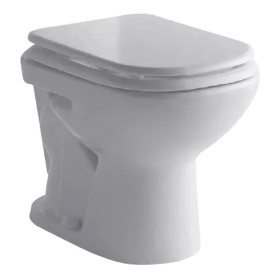 Inodoro Corto Con Tapa Ferrum Bari Blanco