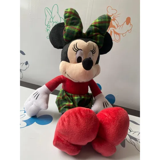 Peluche De Minnie Mouse Navidad