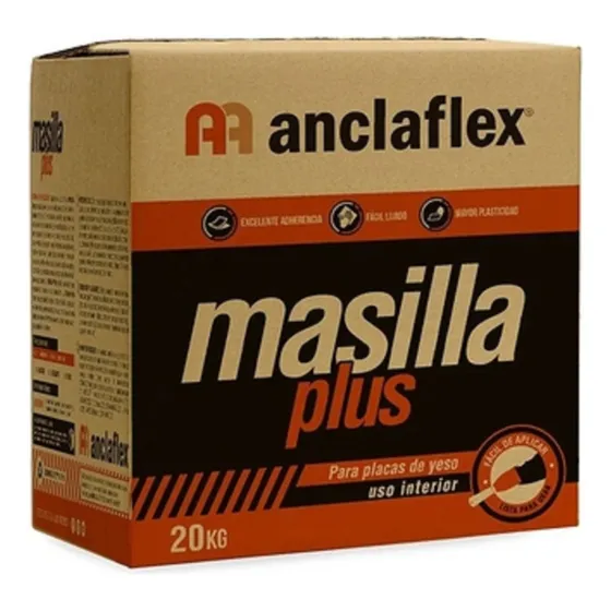 Anclaflex Masilla Plus Caja 20 Kg
