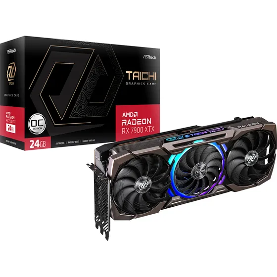 Tarjeta De Video Asrock Rx7900xtx Taichi Negro Tcw 24gb