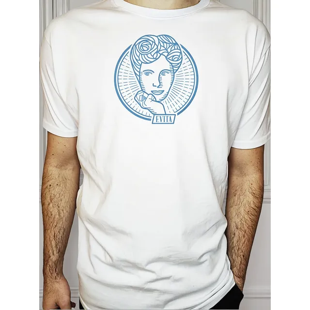 Remera Evita Peron - Dibujo Arte Aesthetic Unisex 2