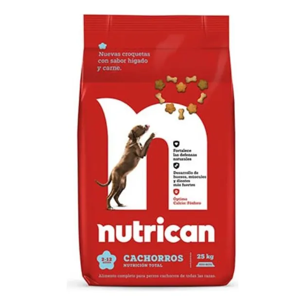 Comida Para Perros Nutrican Cachorros Raf 25kg