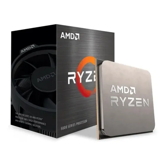 Processador AMD Ryzen 5 5500 3.6GHz 4.2GHz Max Turbo Cache 16MB AM4 Sem Vídeo